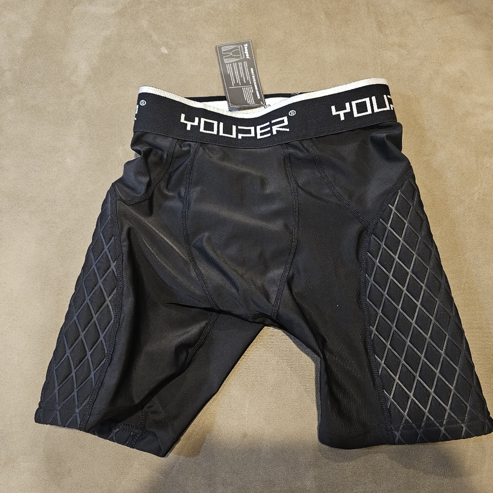 Youper adult small compression sliding shorts